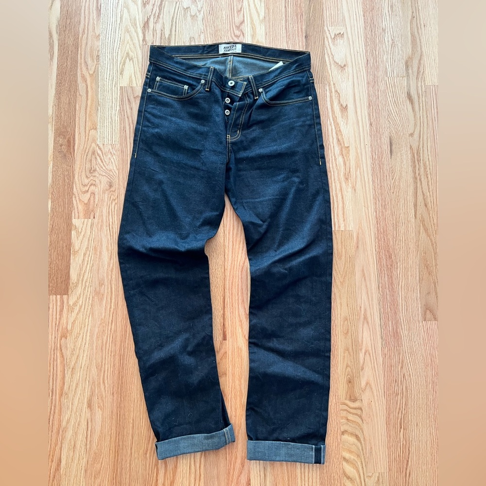 Naked & Famous - Weird Guy - Deep Indigo Stretch Selvedge - 34